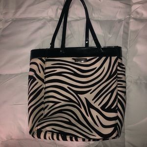 nine west zebra mini bag